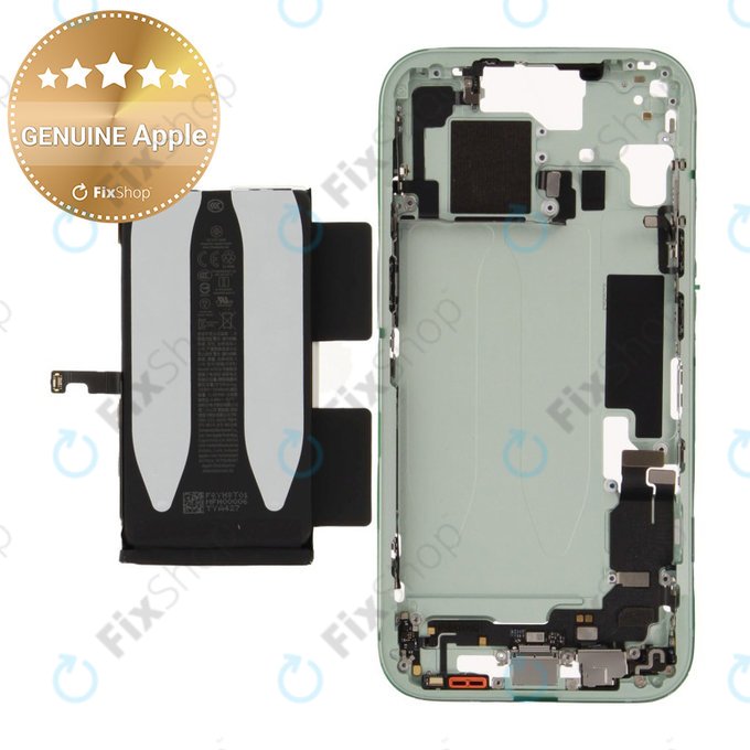 Mittelrahmen mit Batterie für iPhone 15 | Green | ZD076-00673 | Genuine Apple