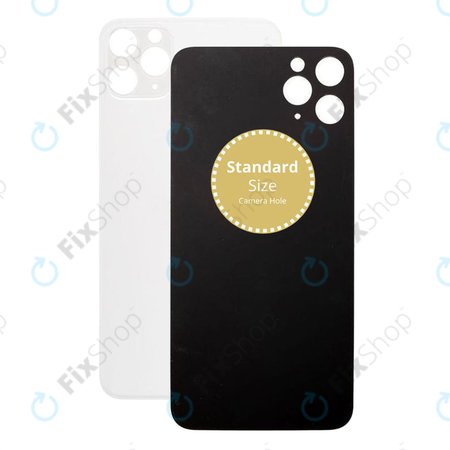 Apple iPhone 11 Pro Max - Backcover Glas (Silver)