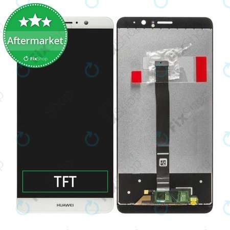 Huawei Mate 9 - LCD Display + Touchscreen Front Glas (White) TFT