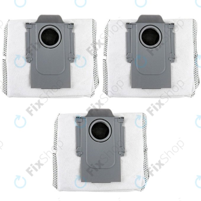Staubbeutel, 3 Stk., Aktivkohle für Xiaomi Roborock Q-series