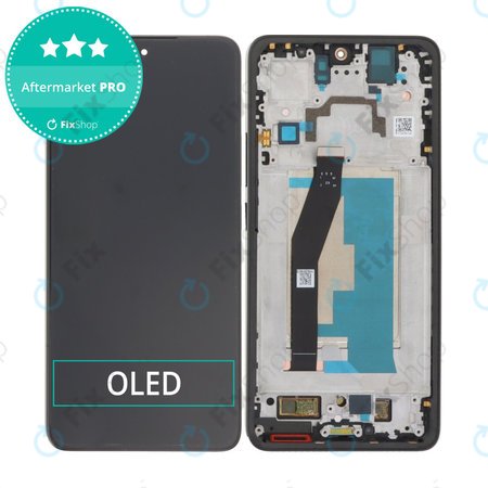 Xiaomi 14T 2406APNFAG - LCD Display + Touchscreen Front Glas + Rahmen (Titan Black) OLED