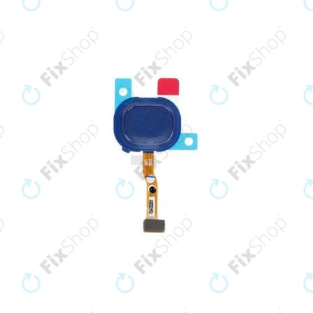 Samsung Galaxy M21 M215F - Fingerabdrucksensor + Flex Kabel (Midnight Blue) - GH96-13467C Genuine Service Pack