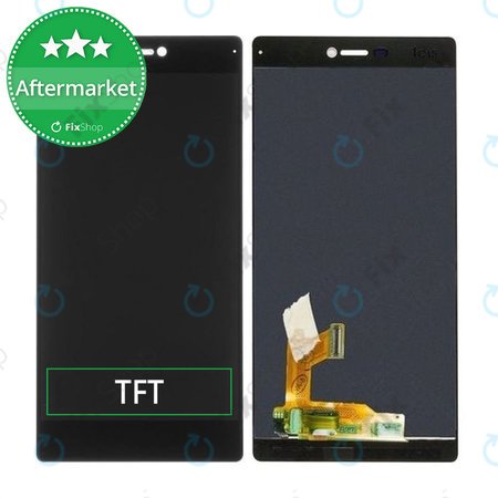 Huawei P8 - LCD Display + Touchscreen Front Glas (Black) TFT