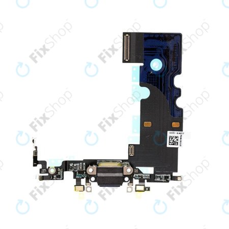 Apple iPhone 8 - Ladestecker Ladebuchse + Flex Kabel (Black)