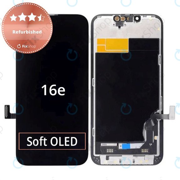 Display für iPhone 16e, Touchscreen-Glas mit Rahmen, Refurbished