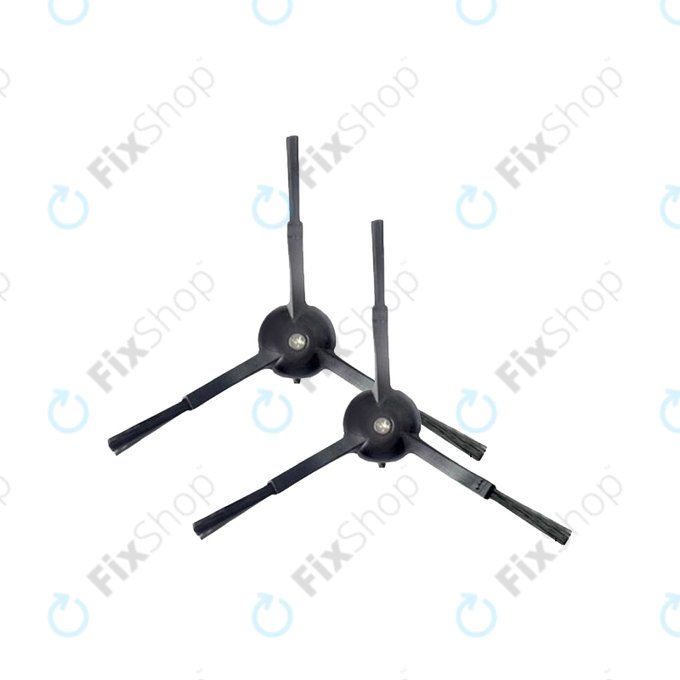 Xiaomi Mi Robot Vacuum Mop-series, Roborock-series, Xiaowa-series - Seitenbürste (Schwarz) - 2Stk.