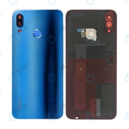 Huawei P20 Lite - Akkudeckel + Fingerprint Sensor (Klein Blue) - 02351VTV, 02351VNU Genuine Service Pack