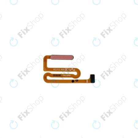 Samsung Galaxy M13 M135F - Fingerabdrucksensor + Flex Kabel (Orange Copper) - GH96-15216B Genuine Service Pack