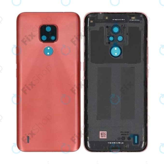Motorola Moto E7 XT2095 - Akkudeckel (Satin Coral) - 5S58C17916, S948C93753 Genuine Service Pack
