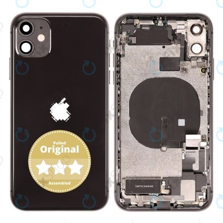 Apple iPhone 11 – Backcover (Schwarz) Pulled