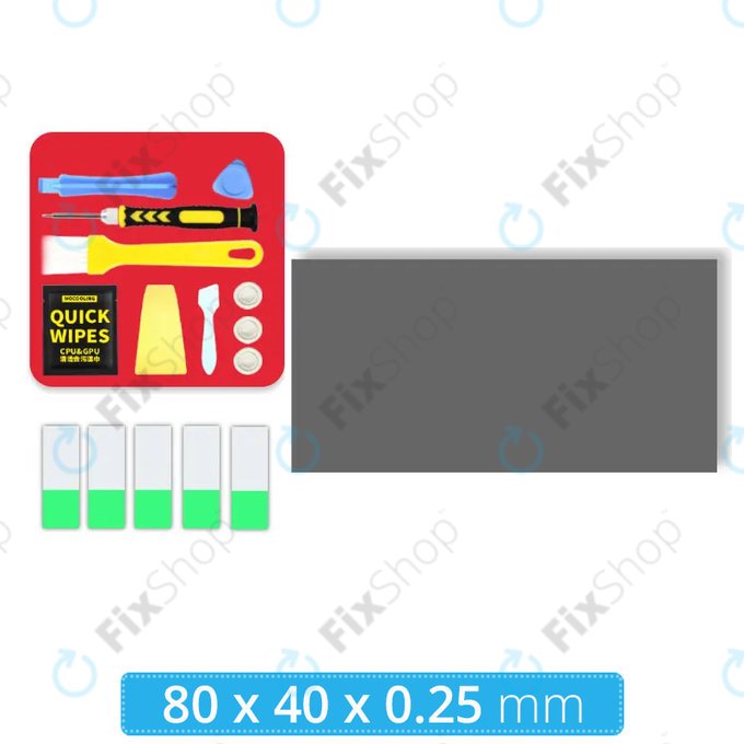 Wärmeleitpad Honeywell PTM7950, 80 × 40 × 0.25mm