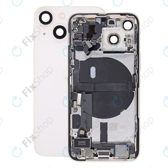Apple iPhone 13 Mini - Backcover mit Kleinteilen (Starlight)