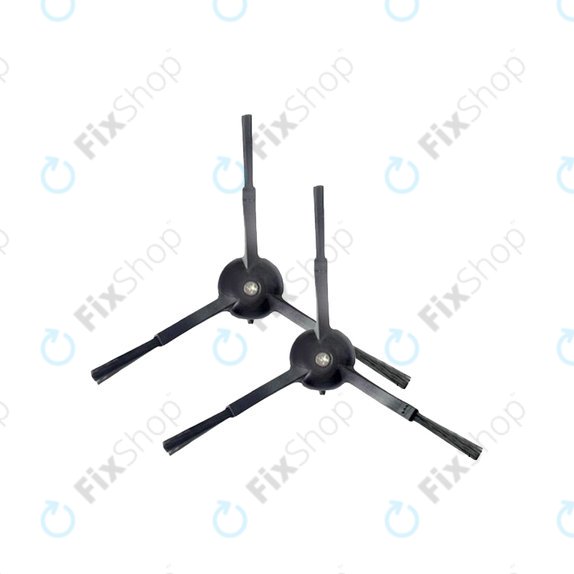 Xiaomi Mi Robot Vacuum Mop-series, Roborock-series, Xiaowa-series - Seitenbürste (Schwarz) - 2Stk.