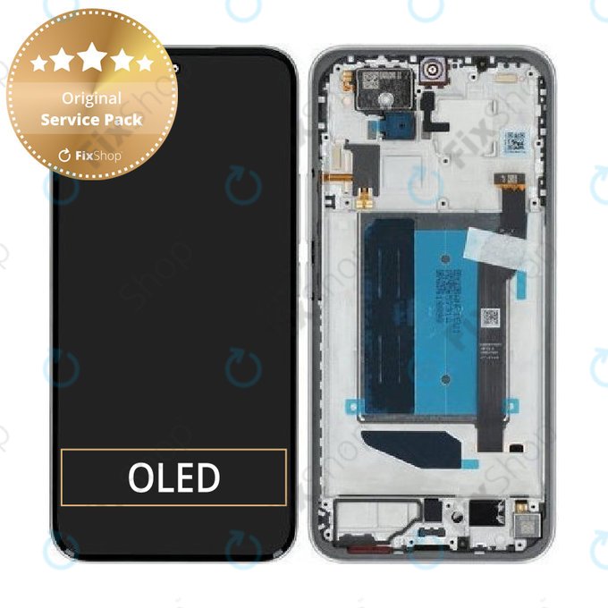 Display für Xiaomi Redmi Note 15 Pro+ 5G, Mocha Brown, Touchscreen-Glas mit Rahmen, 5600250P16U00, Genuine Service Pack