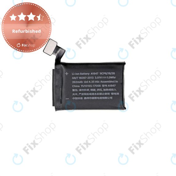 Akku Batterie für Apple Watch 3 38mm, 262mAh, GPS Version, Refurbished