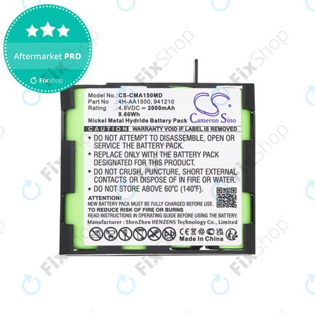 Batterie für Compex MI-Fitness, 2000mAh, Ni-MH, 4.8V, 941213, HQ