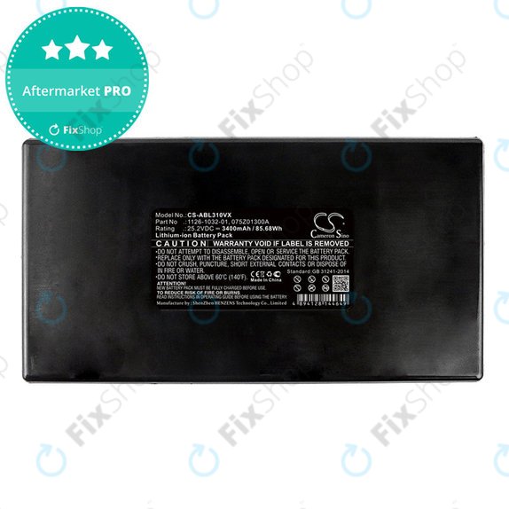 Akku batterie für Stiga Autoclip 125, AutoClip M7, Ambrogio L85 Evolution, 3400mAh, Li-Ion, 25.2V, 1126-1032-01, HQ