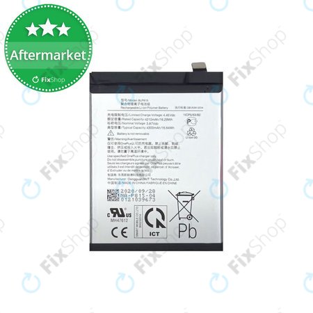 OnePlus Nord N10 5G - Akku Batterie 4300mAh BLP815