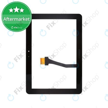 Samsung Galaxy Tab 2 10.1 P5100, P5110, Note 10.1 N8000, N8010 - Touchscreen Front Glas (Black)