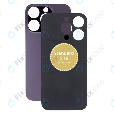 Apple iPhone 14 Pro - Backcover Glas (Deep Purple)