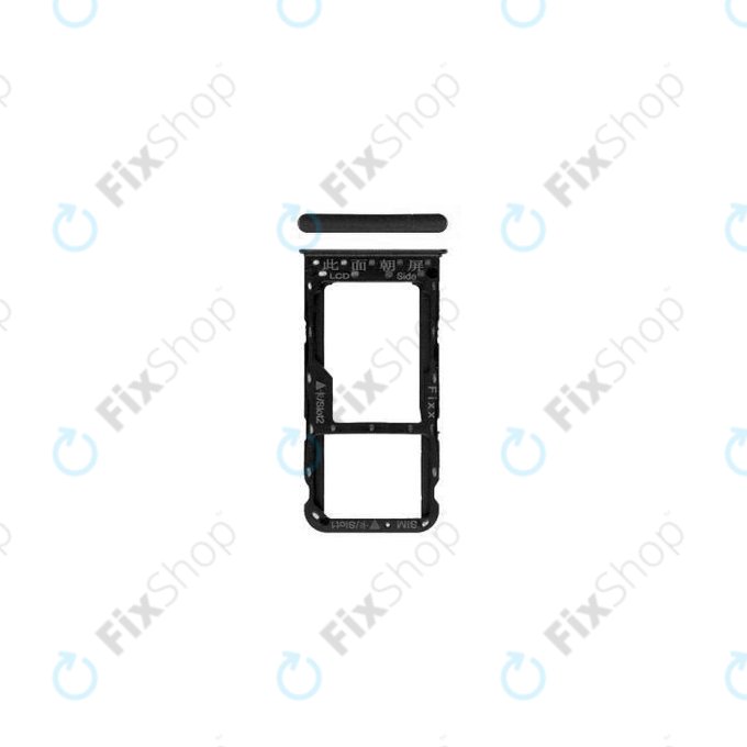 Huawei P smart FIG-L31 - SIM + SD Steckplatz Slot (Black) - 51661HCM, 51661HCT Genuine Service Pack