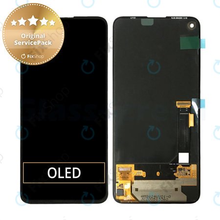 Google Pixel 4a 5G - LCD Display + Touchscreen Front Glas - G949-00049-01 Genuine Service Pack