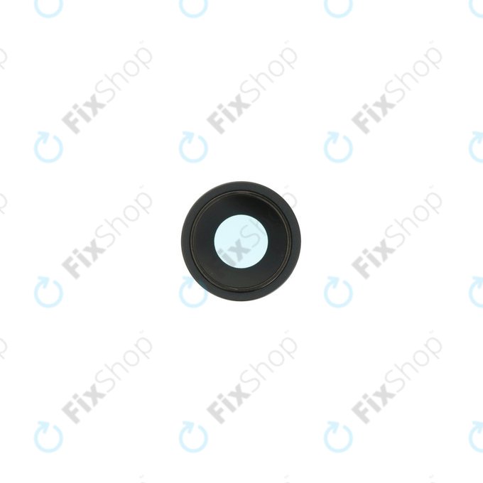 Apple iPhone 15, 15 Plus - Rückfahrkameraglas mit Rahmen (Black)