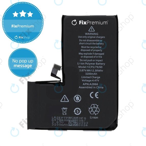 Akku Batterie für iPhone 14 Pro, 3200mAh, DIAGNOSTIC