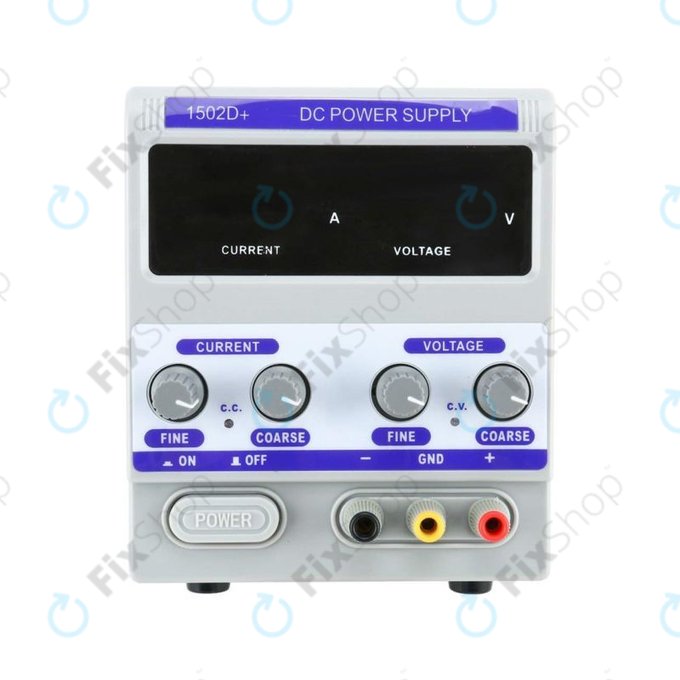 Dingke 1502D+ - Geregeltes DC-Netzteil für Handy-Reparatur-Test (0-15V, 0-2A, 230V EU)