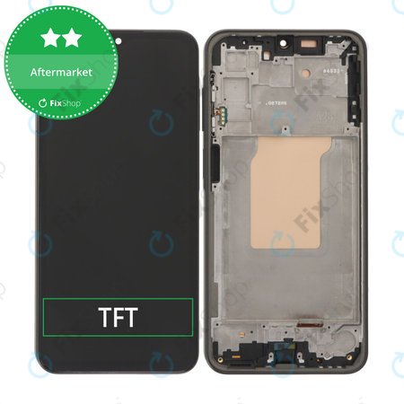 Samsung Galaxy A26 A266E - LCD Display + Touchscreen Front Glas + Rahmen (Black) TFT