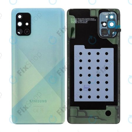 Samsung Galaxy A71 A715F - Akkudeckel (Prism Crush Blue) - GH82-22112C Genuine Service Pack