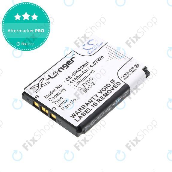 Akku batterie für Nokia 3310, 3330, 1220, 1260, 3560, 5510, 6650, 6800, BLC-2, Li-ion, 3.7V, 1100mAh, HQ