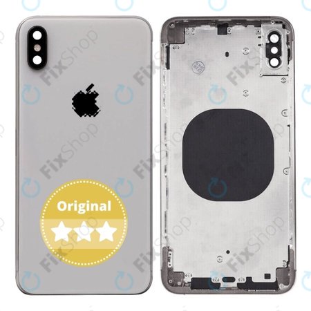 Apple iPhone XS Max - Backcover (Silber) Original