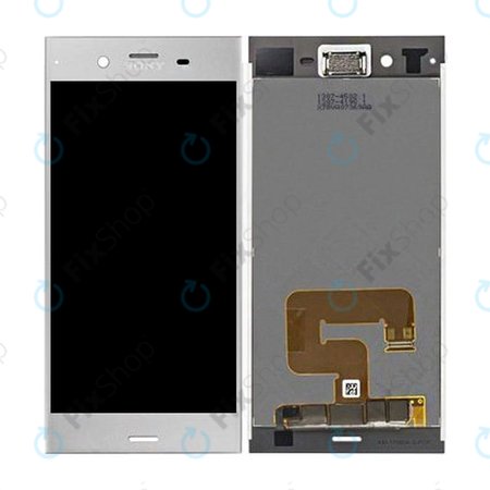 Sony Xperia XZ1 G8341 - LCD Display + Touchscreen front Glas (Silber) - 1309-6835