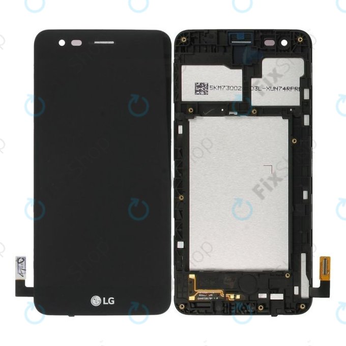 LG K4 M160 (2017) - LCD Display + Touchscreen front Glas + Rahmen - ACQ89278661