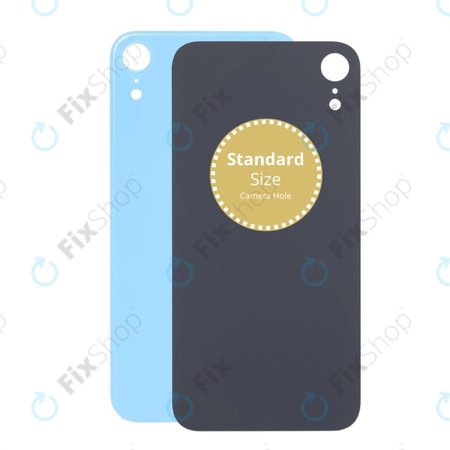 Apple iPhone XR - Backcover Glas (Blue)