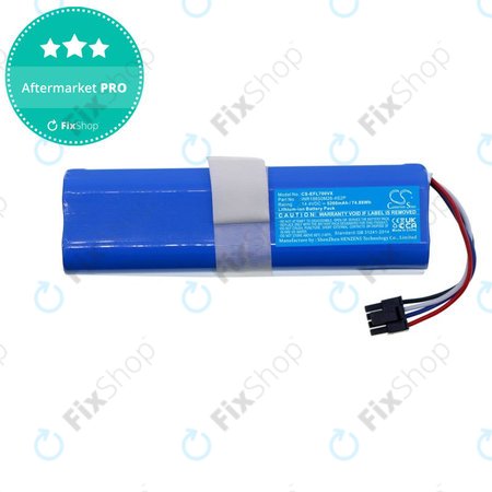 Batterie für Eufy Robovac L70 Hybrid, 5200mAh, Li-Ion, 14.4V, D080-4S2P, HQ