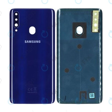 Samsung Galaxy A20s A207F - Akkudeckel (Blue) - GH81-19447A Genuine Service Pack