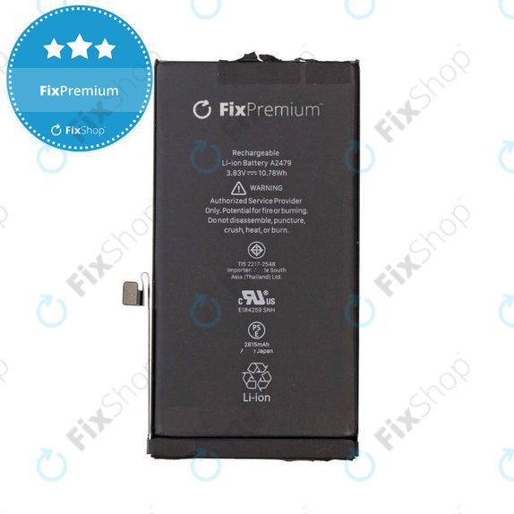 Akku Batterie für iPhone 12, 12 Pro, 2815mAh, FixPremium