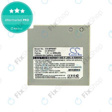 Akku batterie für Samsung VP-MX10, 20, 850mAh, Li-Ion, 7.4V, IA-BP85ST, HQ