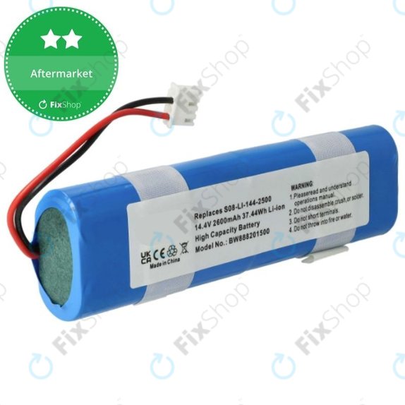Ecovacs Deebot DJ35, DK35, DN55 - Akku Batterie S08-LI-144-2500 Li-Ion 14.4V 2600mAh