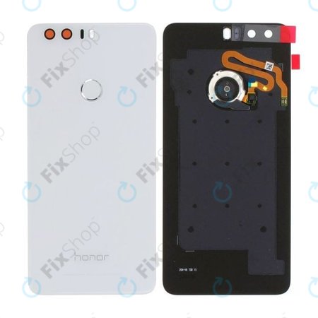 Huawei Honor 8 - Akkudeckel + Fingerprint Sensor (Pearl White) - 02350XYU, 02350WKK Genuine Service Pack