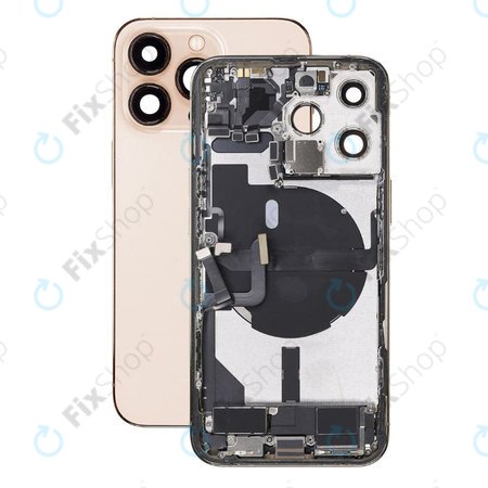 Apple iPhone 13 Pro - Backcover mit Kleinteilen (Gold)