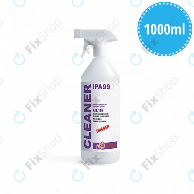 Isopropanol 99%, 1000 ml, Trigger, Cleanser IPA