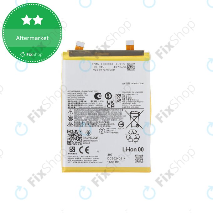 Motorola Edge 50 Fusion, Edge (2024) - Akku Batterie QC50 5000mAh