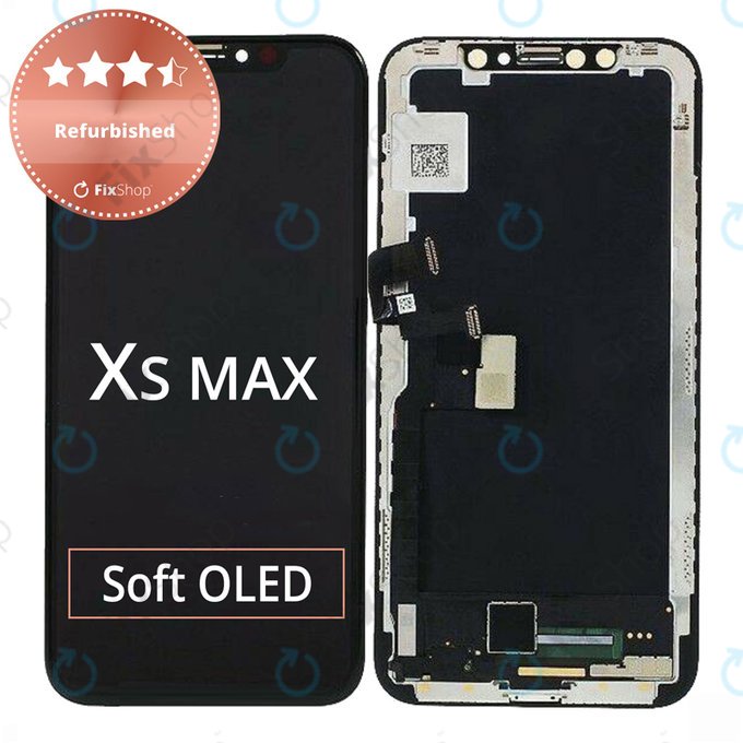 Apple iPhone XS Max - LCD Display + Touchscreen Front Glas + Rahmen Refurbished