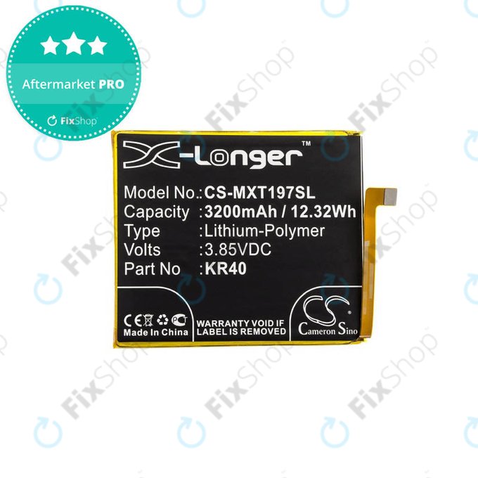 Motorola One Vision - Akku Batterie KR40 3200mAh HQ