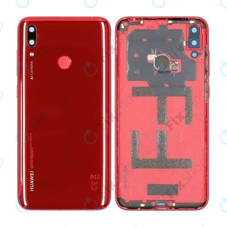 Huawei Y7 (2019) - Akkudeckel (Coral Red) - 02352KKL Genuine Service Pack