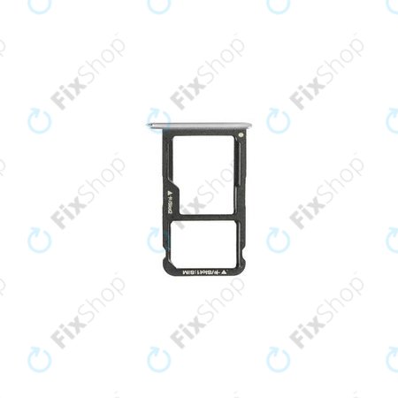 Huawei P9 Lite - SIM + SD Steckplatz Slot (Weiß) - 51661ACM
