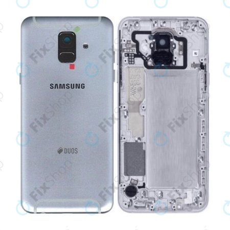 Samsung Galaxy A6 A600 (2018) - Akkudeckel (Gray) - GH82-16423B Genuine Service Pack